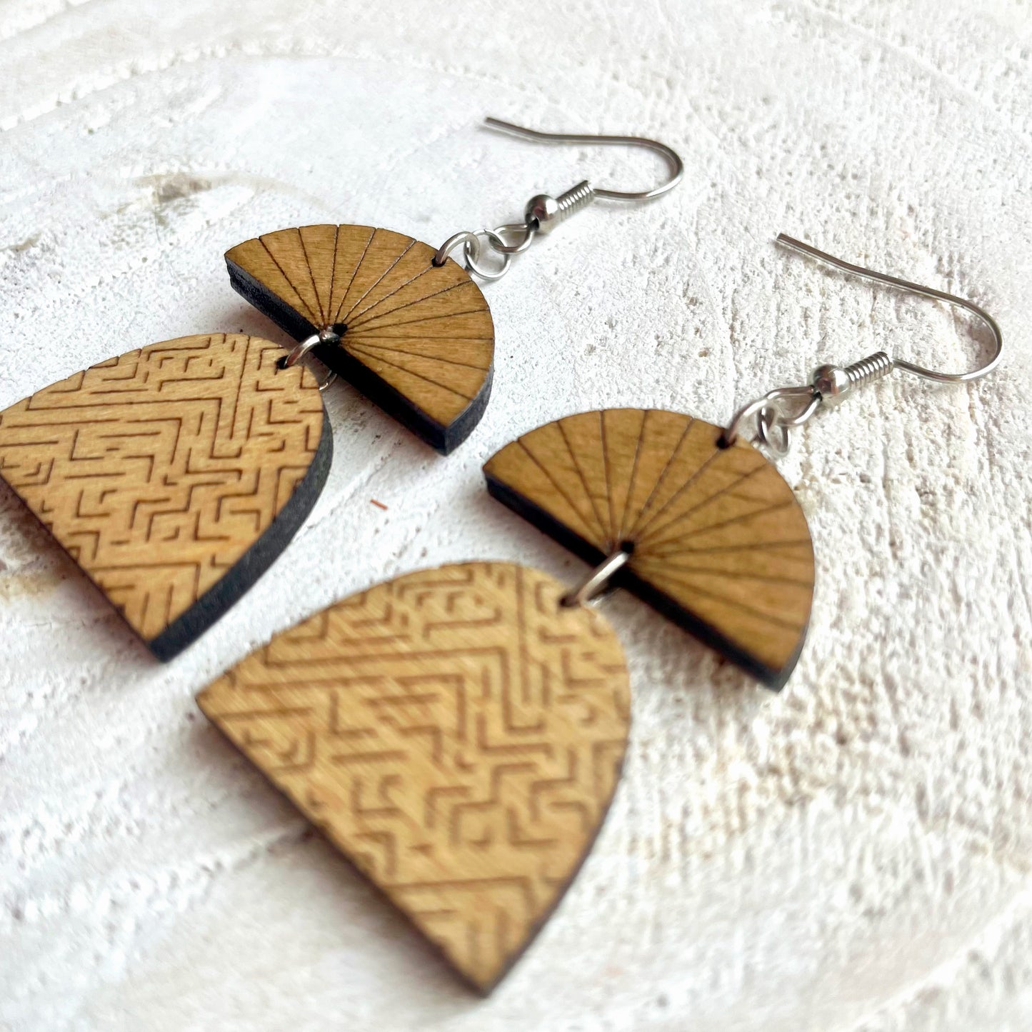 Comtessa | Boucles d’oreilles en bois