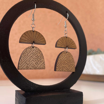 Comtessa | Boucles d’oreilles en bois