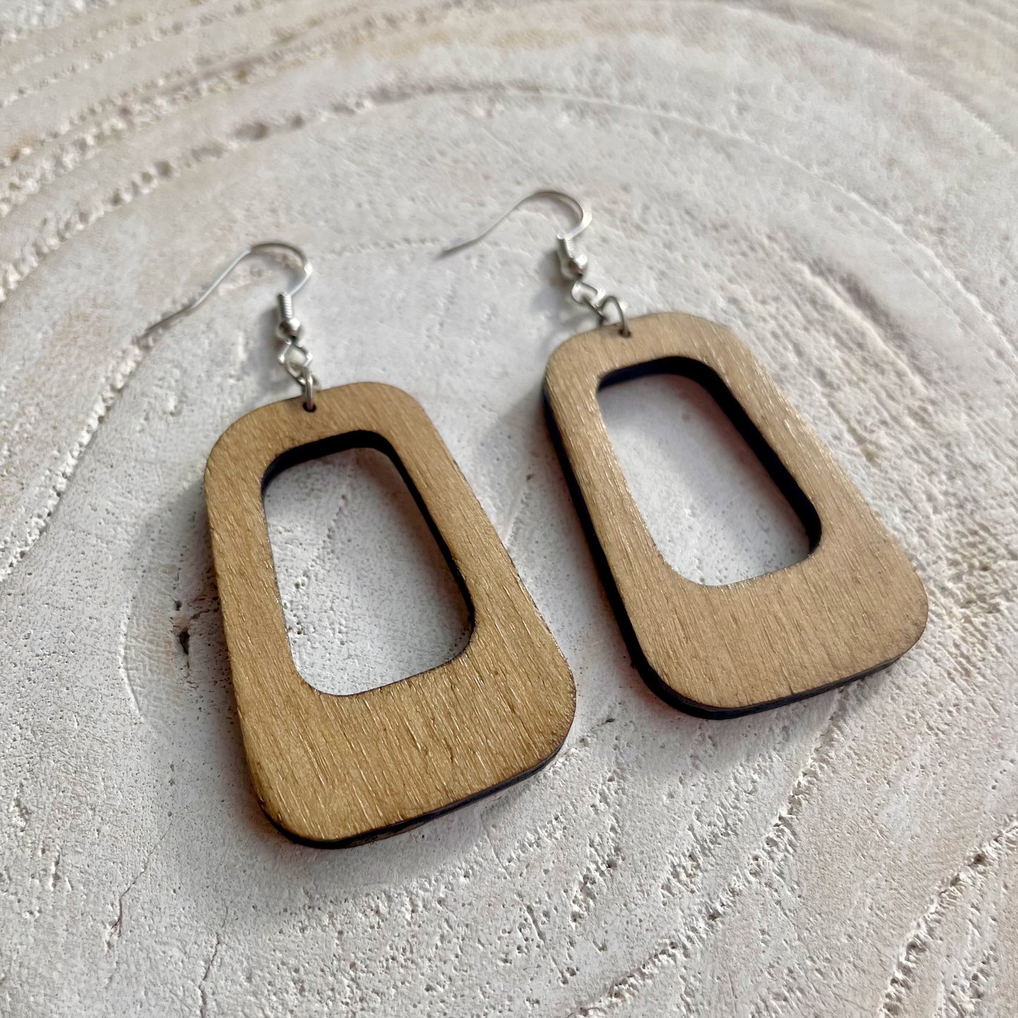 🍄 Au Naturel : Boucles d'Oreilles en Bois