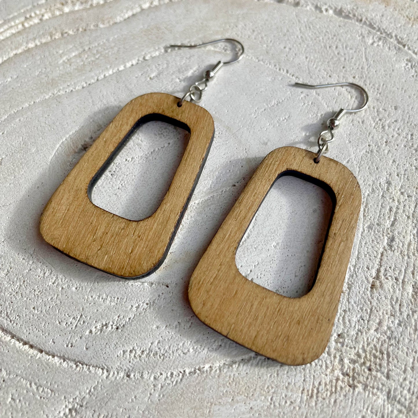 🍄 Au Naturel : Boucles d'Oreilles en Bois