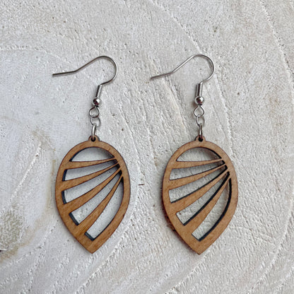 Serena | Boucles d’oreilles en bois