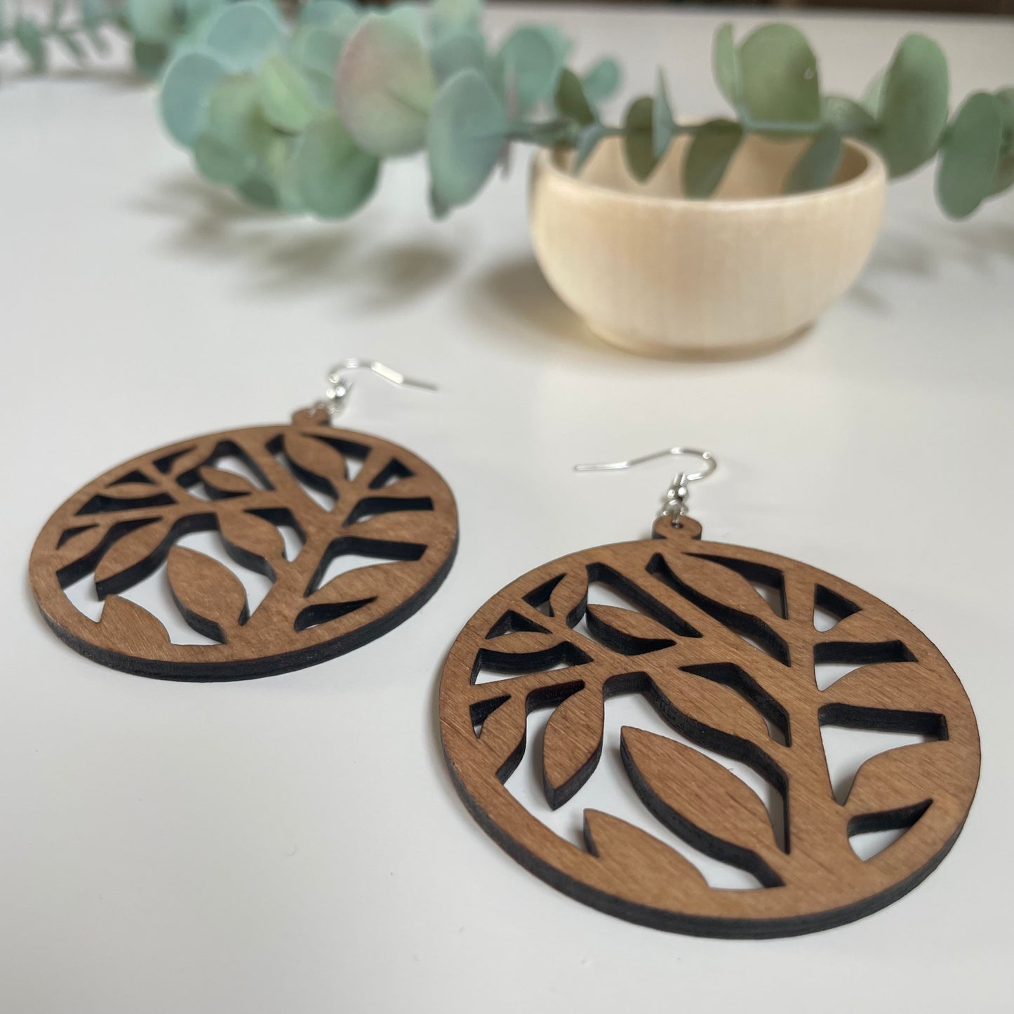 😍 Une vraie petite Pépite : Paire de boucle d'oreilles en bois