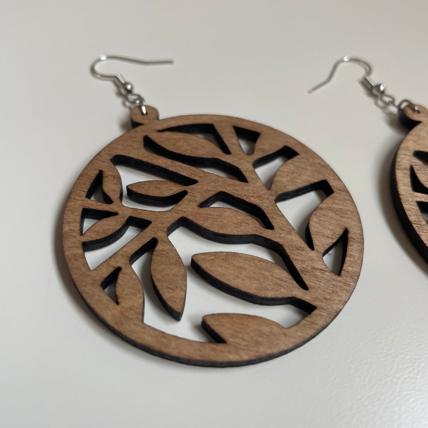 😍 Une vraie petite Pépite : Paire de boucle d'oreilles en bois